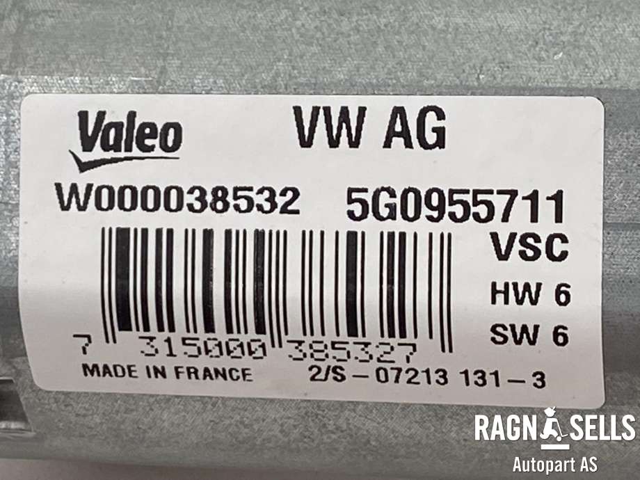 Viskermotor bakrute til VW Golf VII 2012-2017 (Fase 1)  (VALEO|5Q0 955 711|W000038532|)