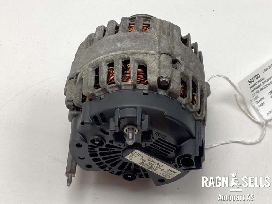 Dynamo diesel til VW Passat 2011-2015 (B7) (B7) (VALEO|03L903023B|03L903023BX|03L903023D|03L903023DX|03L903024F|03L903024FX|03L903024K|03L903024KX|)