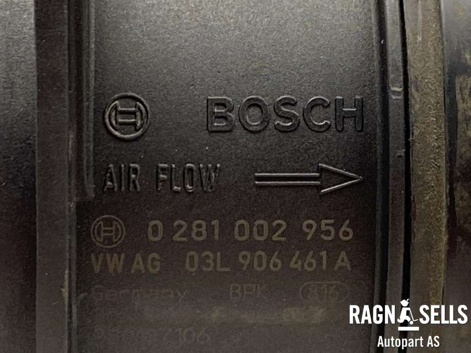 Luftmengde/luftmassemåler til VW Passat 2011-2015 (B7) (B7) (BOSCH|0281002956|03L 906 461 A|3C0 129 654 Q/AH)