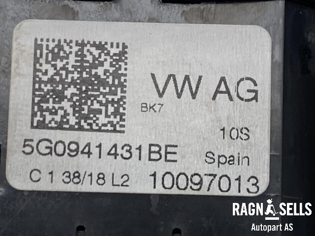 Bryter lys til VW e-Golf 2017-2020 (Fase 2)  (5G0 941 431 BE|)