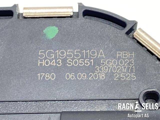 Viskermotor frontrute komplett m/overføring til VW e-Golf 2017-2020 (Fase 2)  (BOSCH|5G1 955 023 D||3 397 021 771|1 397 220 692|5G1 955 119 A)