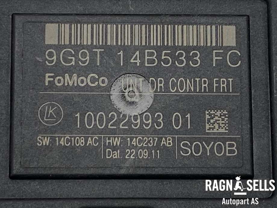 Styreenhet dør høyre foran til Ford Mondeo 2011-2014 (Type IV, Fase 2)  (9G9T 14B533 FC|)