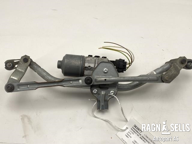 Viskermotor frontrute komplett m/overføring til Peugeot 207 2006-2012  (BOSCH|3 397 020 769|96 503 807 80|)