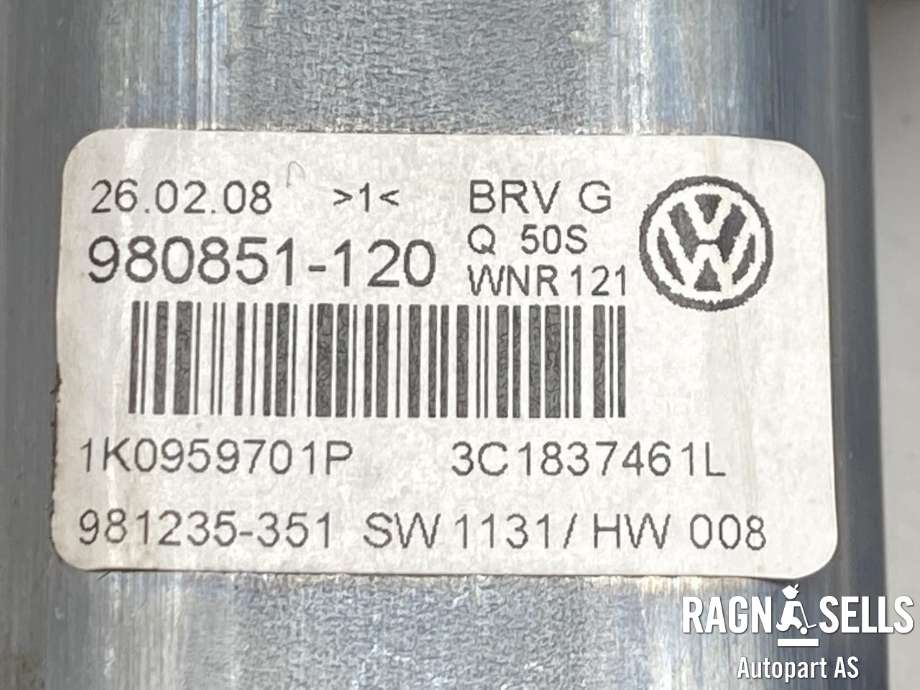 Ruteheis, kun motor, venstre foran til VW Passat 2005-2010 (B6) (B6) (BOSCH|1K0 959 793 L|1K0959701P|3C1837461L)