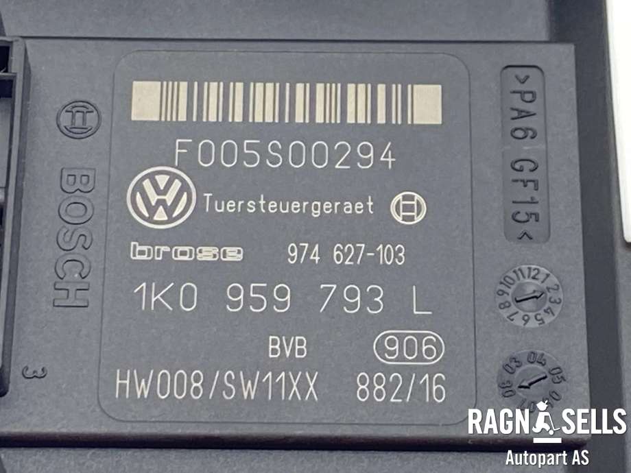 Ruteheis, kun motor, venstre foran til VW Passat 2005-2010 (B6) (B6) (BOSCH|1K0 959 793 L|1K0959701P|3C1837461L)