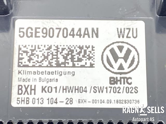 Varmeapparat betjening til VW e-Golf 2017-2020 (Fase 2)  (5GE 907 044 AN|5HB 013 104|)