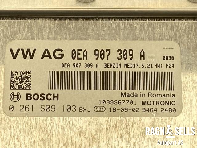 Styreenhet motor til VW e-Golf 2017-2020 (Fase 2)  (BOSCH|0EA 907 309 A|0 261 S09 BXJ|)