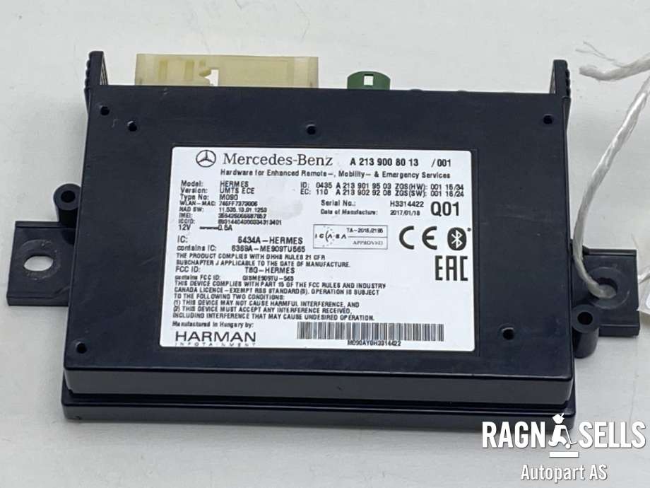 Styreenhet diverse til Mercedes B-Klasse 2011-2018 (W246) (W246) (HARMAN|A 213 900 80 13|)