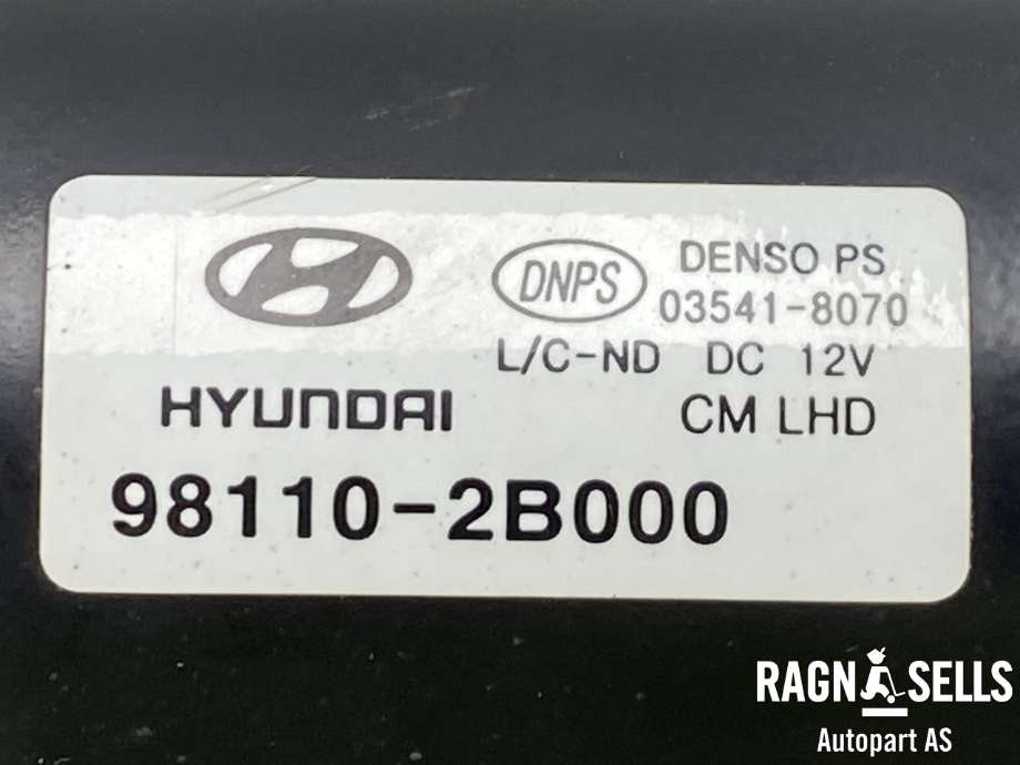 Viskermotor frontrute komplett m/overføring til Hyundai Santa Fe 2006-2009 (Type II, Fase 1)  (DENSO|98110-2B000|03541-8070|2070525)