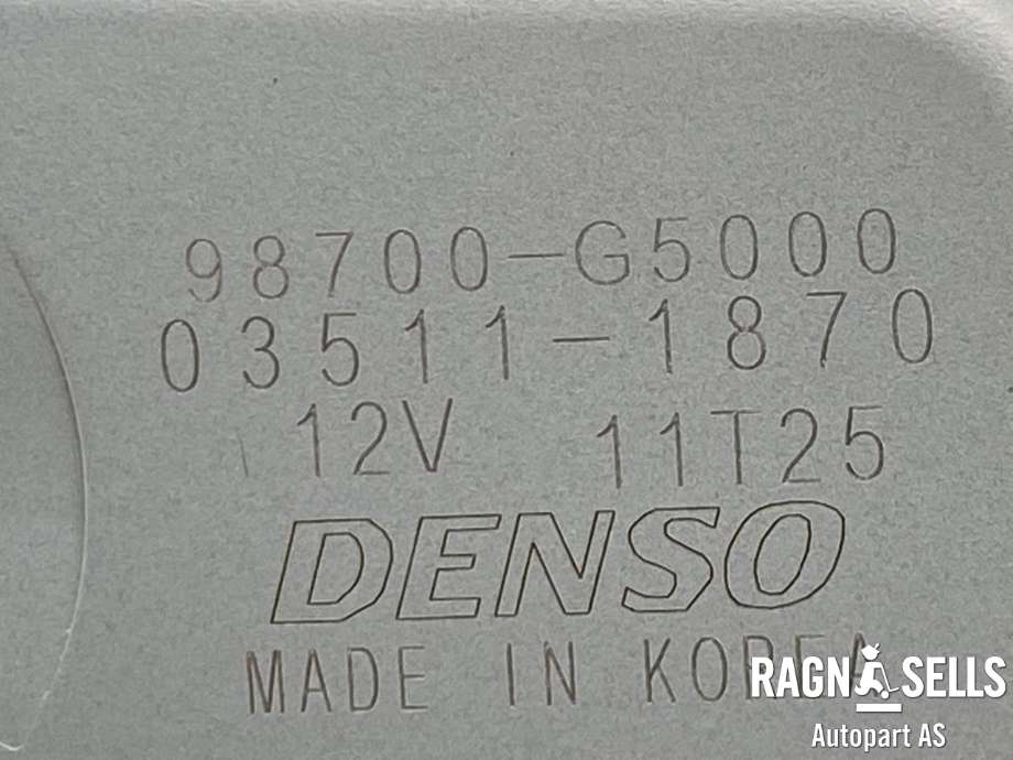 Viskermotor bakrute til Kia Niro 2016-2021  (DENSO|98700-G5000|03511-1870|)