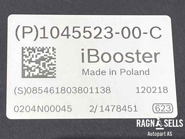 Bremsekraft-forsterker til Tesla Model X 2016-->>  (1045523-00-C|0204N00045|)