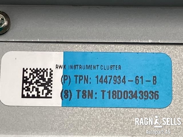 Instrumentpanel til Tesla Model X 2016-->>  (1447934-61-B|1118894-00-A|)