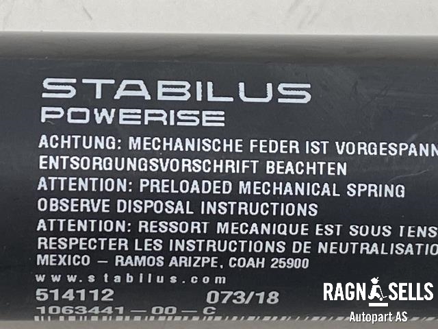 Dørstopper til Tesla Model X 2016-->>  (STABILUS|1063441-00-C|514112|)
