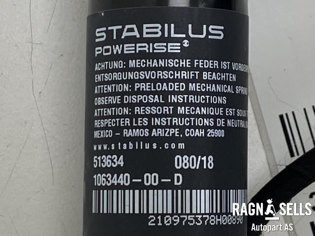 Dørstopper til Tesla Model X 2016-->> (STABILUS|1063440-00-D|513634|)
