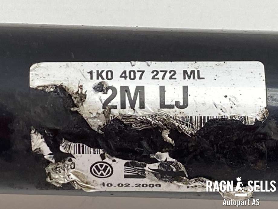Drivaksel høyre foran, bensin/manuell til Audi A3 2009-2012 (Type II, Fase 2)  (1K0407272ML|1K0 407 272 QM|)