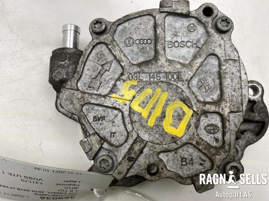 Vakuumpumpe til VW Caddy 2010-2015 (Type III, Fase 2)  (BOSCH|03L 145 100|)