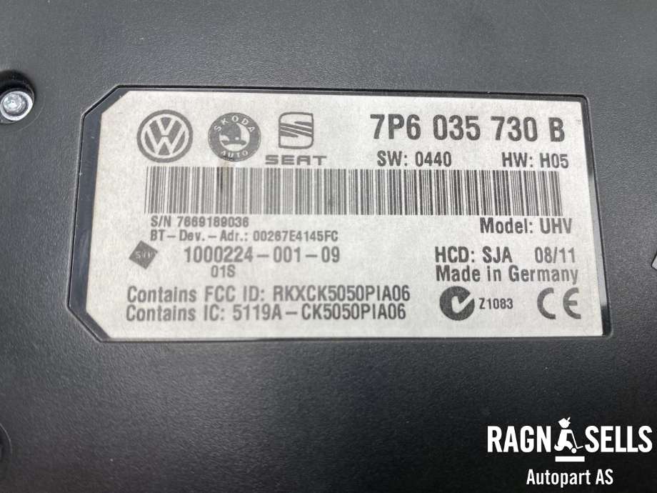 Bilstereo diverse til VW Passat 2011-2015 (B7) (B7) (7P6035730B|)