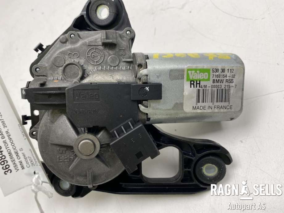 Viskermotor bakrute høyre til Mini One/Cooper 2007-2014 (R55-57) (R55-57) (VALEO|61 62 7 168 154|)