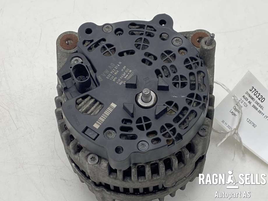 Dynamo diesel til Audi A6 2008-2011 (Type III, Fase 2) (C6) (C6) (BOSCH|03G903016N|0121715049|)