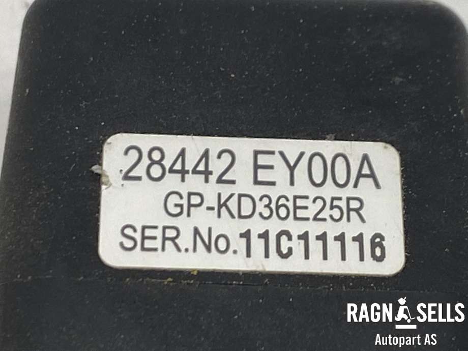 Parkeringskamera bak til Nissan Qashqai 2010-2014 (Type I, Fase 2)  (28442 EY00A|GP-KD36E25R|SER.NO.11C11116)