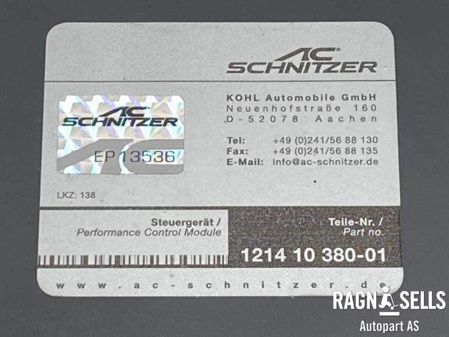 Styreenhet diverse til BMW 3-Serie 2012-2018 (F30/F31/F34) (F30/F31/F34) (AC SCHNITZER|1214 10 380-01|ACS-LSDP-102506-100|)
