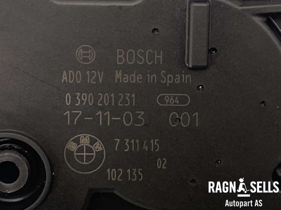Viskermotor bakrute til BMW 3-Serie 2012-2018 (F30/F31/F34) (F30/F31/F34) (BOSCH|67 63 7 311 415|7 311 415|0 390 201 231)