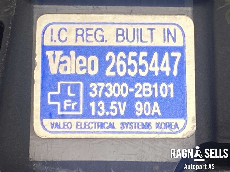 Dynamo til Hyundai i20 2009-2014 (Type I)  (VALEO|2655447|37300-2B101|37300-2B400)