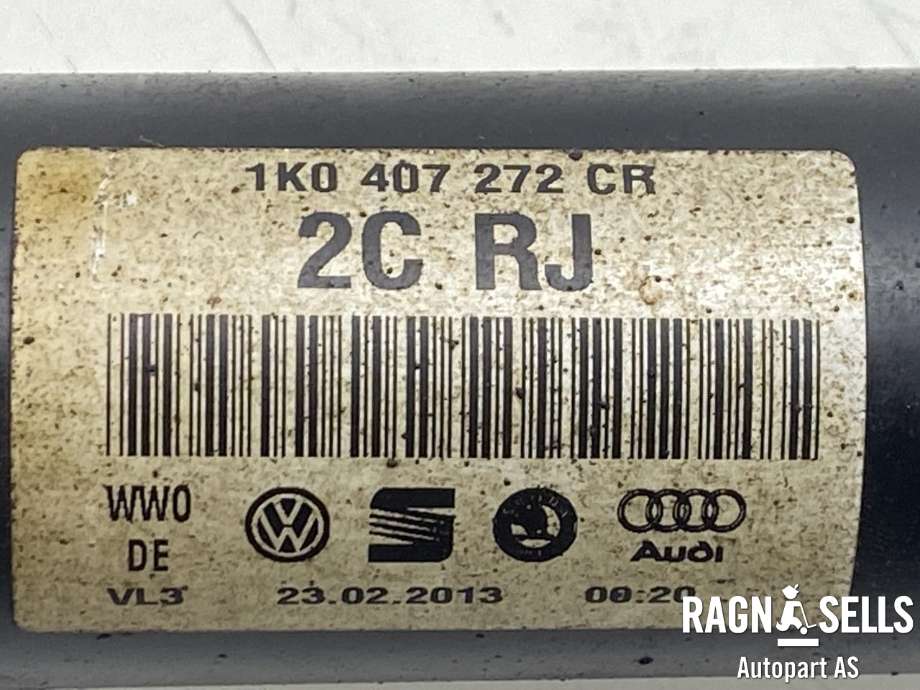 Drivaksel høyre foran, diesel/manuell til VW Caddy 2010-2015 (Type III, Fase 2) (1K0 407 272 CR|)