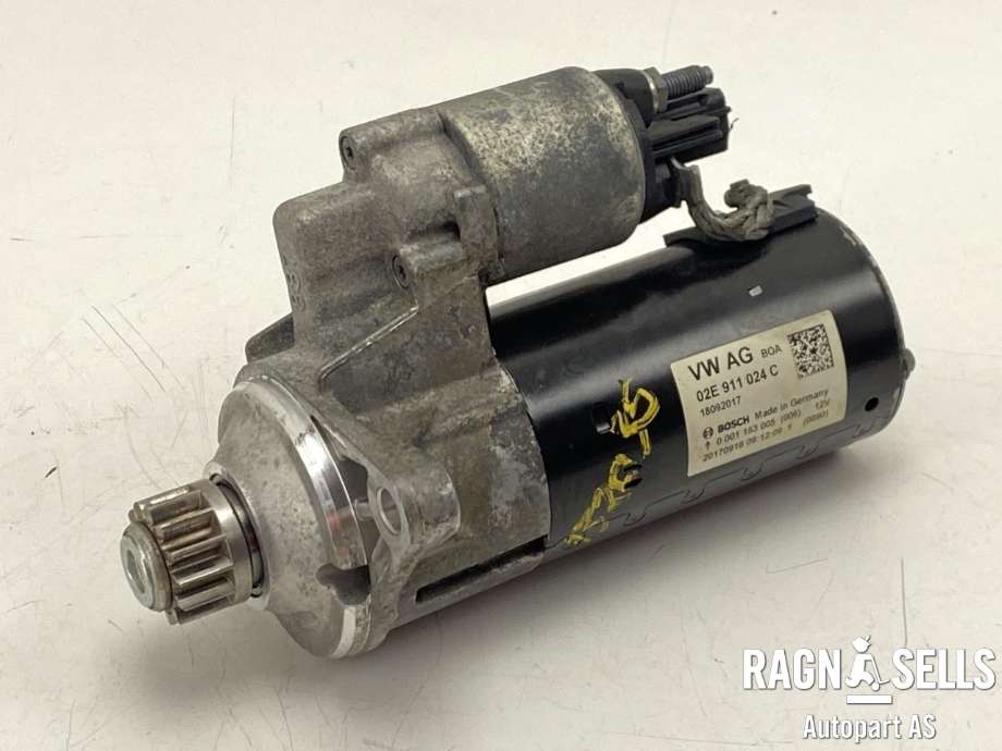 Starter diesel til VW Caddy, 2015-2020 (Type III, Fase 3)  (BOSCH|02E911024C|02E911024CX)