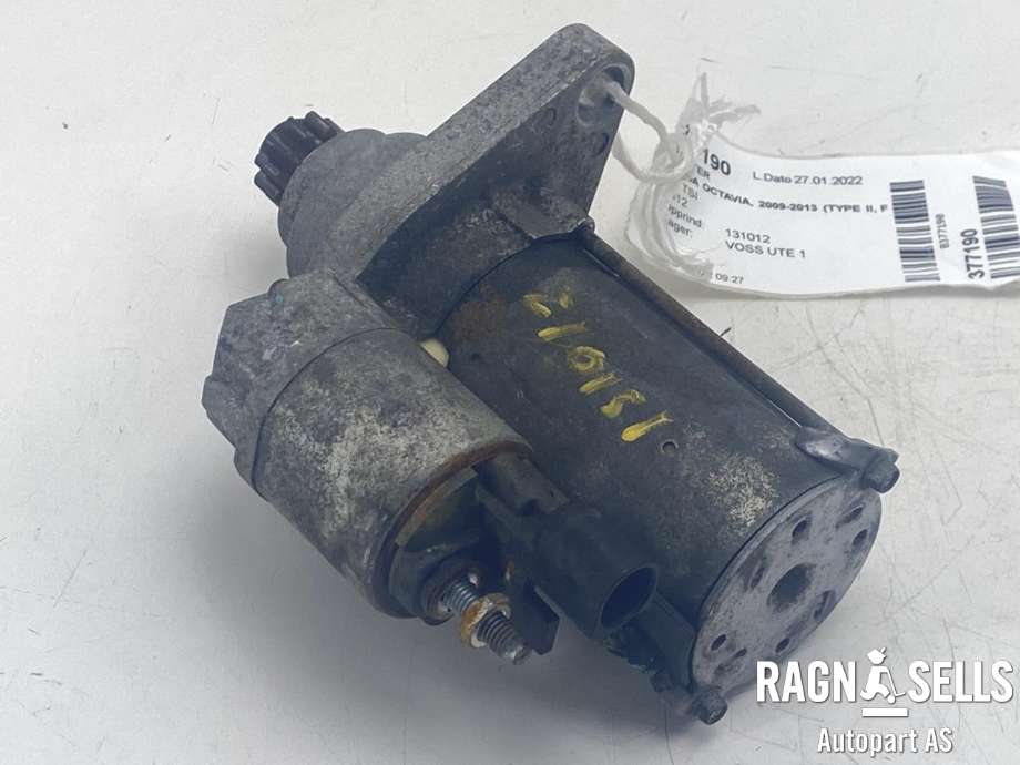 Starter til Škoda Octavia 2009-2013 (Type II, Fase 2)  (VALEO|0AM911023K|0AM911023KX|0AM911023T|0AM911023TX|191211|TS12ER22M)