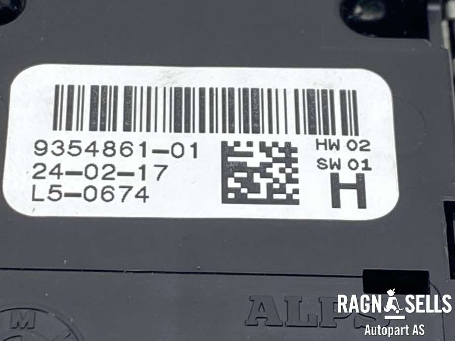 Bryter ruteheis førerdørspanel til Mini One/Cooper 2014-->> (F54-57) (F54-57) (ALPS|61 31 9 354 858|9354861|122773 13|5141-7389111)