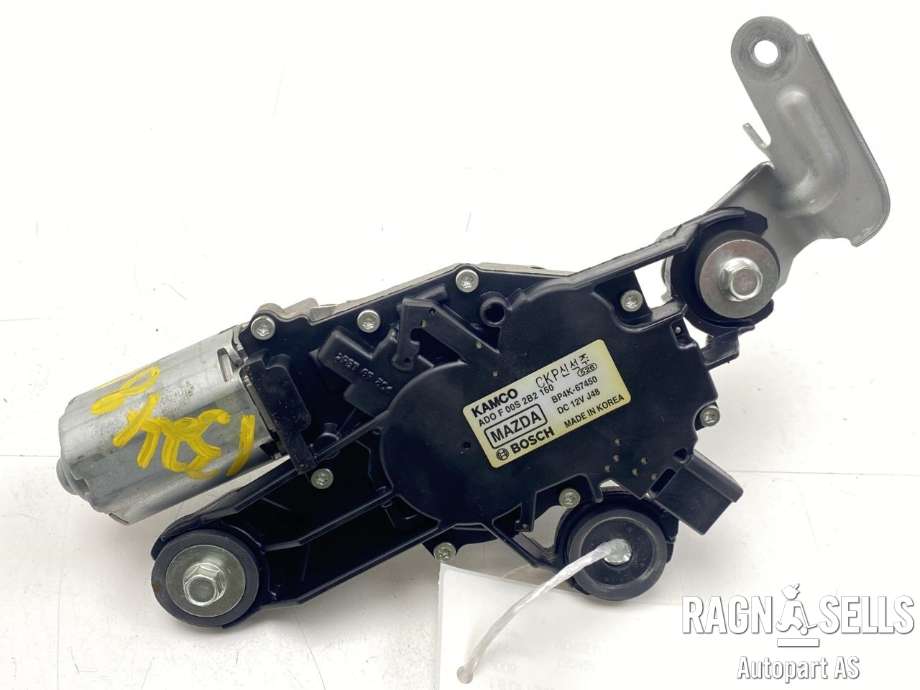 Viskermotor bakrute til Mazda 3 2006-2009 (Type I, Fase 2) (ADO F 00S 2B2 160|BP4K-67450|)