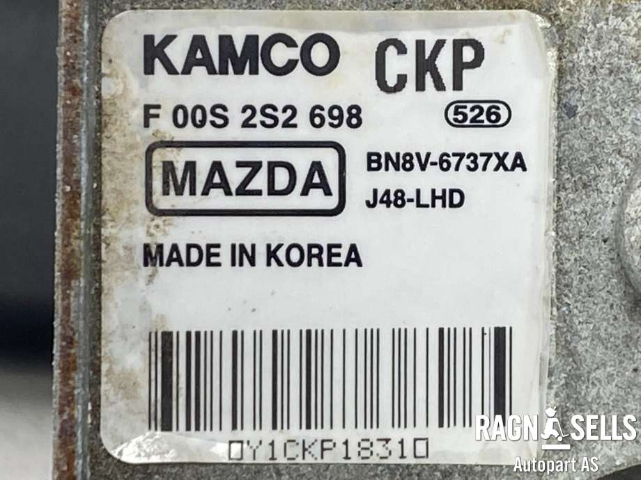 Viskermotor frontrute komplett m/overføring til Mazda 3 2006-2009 (Type I, Fase 2) (BN8V-6737XA J48-LHD|F 00S 2S2 698|)