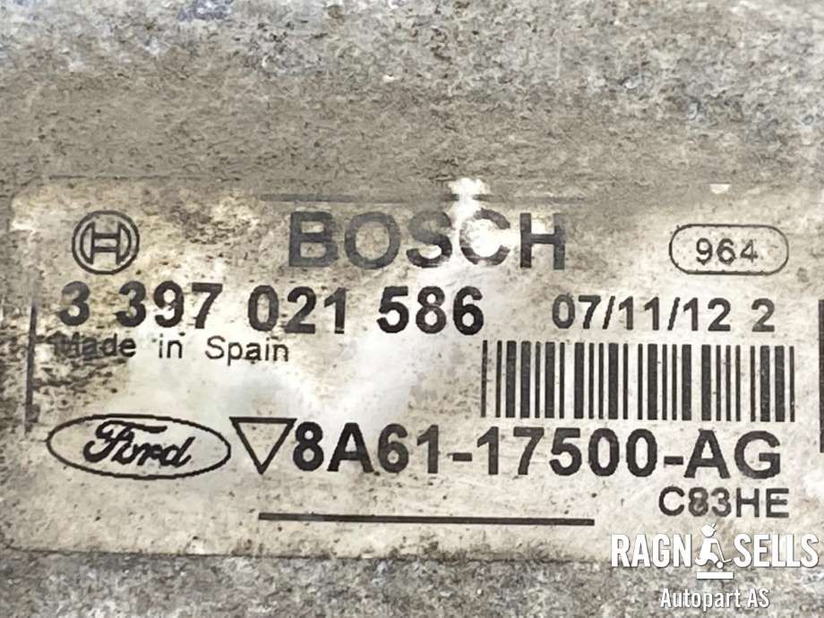 Viskermotor frontrute komplett m/overføring til Ford Fiesta 2008-2012 (Type VI, Fase 1)  (BOSCH|8A61-17K484-AG|8A61-17500-AG|1753741|1698869|3397021586|0390241574|8A61-17B571-AB)