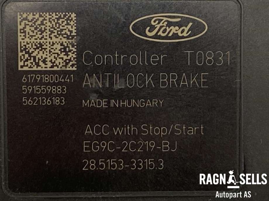 ABS sentral til Ford Mondeo 2014-2019 (Type V, Fase 1) (ATE|EG9C-2C405-EK|EG9C-2C219-BJ|)