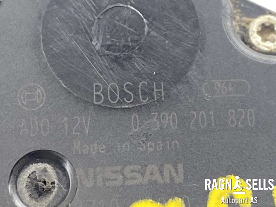 Viskermotor bakrute til Nissan Qashqai 2007-2010 (Type I, Fase 1) (BOSCH|0 390 201 820|)