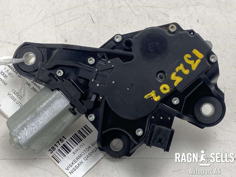 Viskermotor bakrute til Nissan Qashqai 2007-2010 (Type I, Fase 1) (BOSCH|0 390 201 820|)