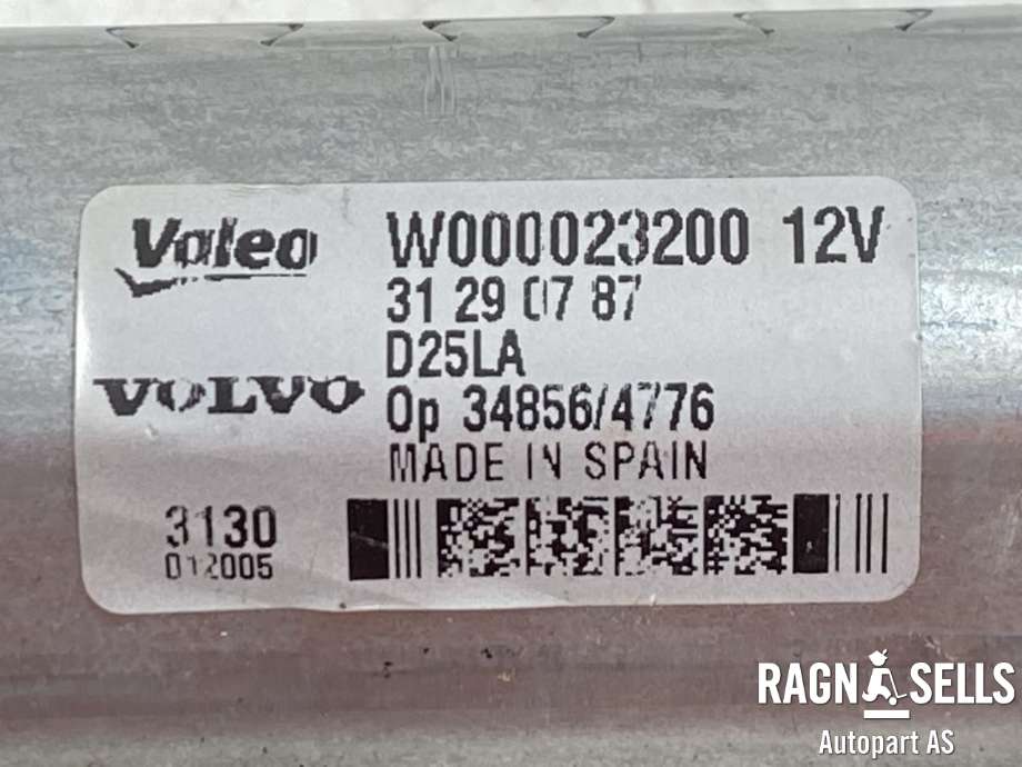 Viskermotor bakrute til Volvo V70 2007-2013 (Type III, Fase 1)  (VALEO|34856/4776|31 29 07 87|W000023200)