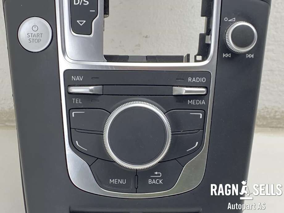 Bilstereo betjeningspanel til Audi A3 2012-2016 (Type III, Fase 1)  (ALPS|8V0 919 614 Q|8V1 713 463 A|8V1 864 261 C)