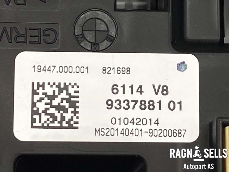 Sikringsboks til BMW 3-Serie 2012-2018 (F30/F31/F34) (F30/F31/F34) (61 14 9 224 866|9 337 881|9 337 884)
