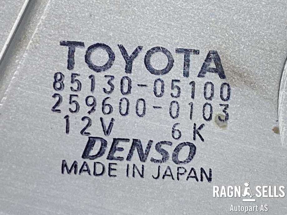 Viskermotor bakrute til Toyota Avensis 2003-2008 (Type II)  (DENSO|8513005100|2596000103|)
