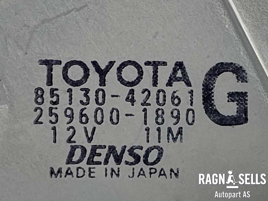 Viskermotor bakrute til Toyota RAV4 2009-2013 (Type III, Fase 2)  (DENSO|85130-42061|259600-1890|)
