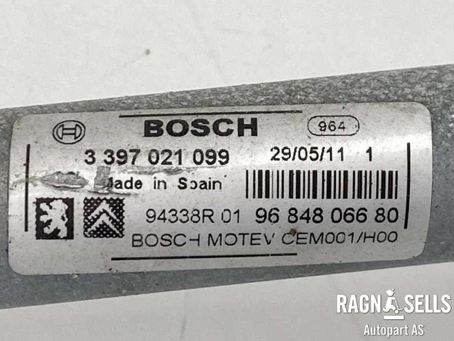 Viskeroverføring til Peugeot 308 2011-2013 (Type I, Fase 2) (BOSCH|3 397 021 099|96 848 066 80|94338R 01)