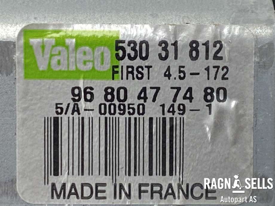 Viskermotor bakrute til Peugeot 308 2011-2013 (Type I, Fase 2)  (VALEO|530 31 812|96 80 47 74 80|)
