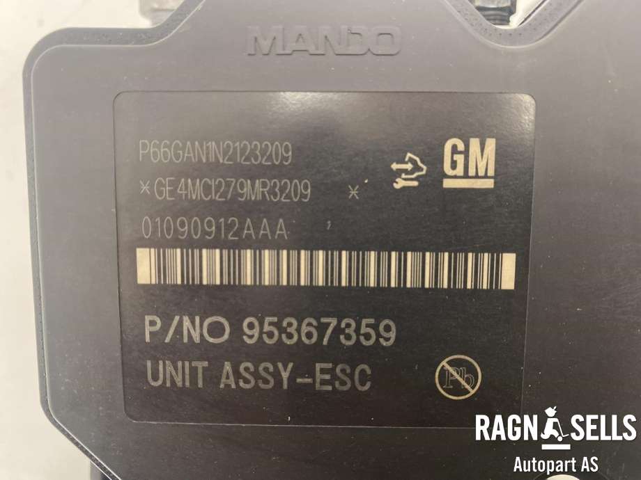 ABS sentral til Opel Mokka 2012-2016 (Type I, Fase 1)  (MANDO|530054|9536 7359|95911080|94559627)