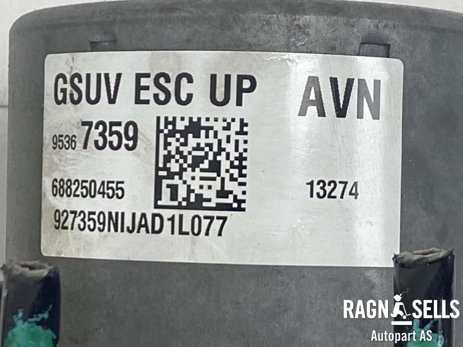 ABS sentral til Opel Mokka 2012-2016 (Type I, Fase 1)  (MANDO|530054|9536 7359|95911080|94559627)