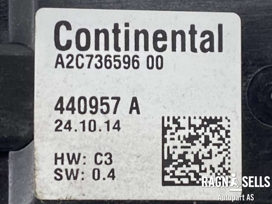 Ruteheis, kun motor, venstre bak til Kia Sportage 2010-2016 (Type III) (CONTINENTAL|834503W000||402395 C|440957 A)