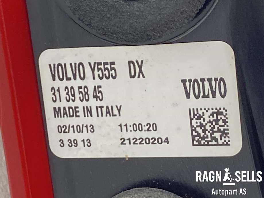 Baklykt høyre til Volvo V40 2012-2019  (31395845|)