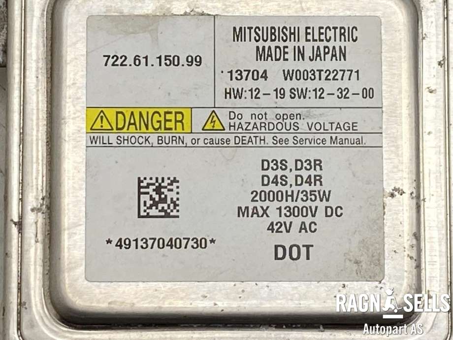 Styreenhet xenon/ballast til Volvo V40 2012-2019  (31335777|7226115099|W003T22771)