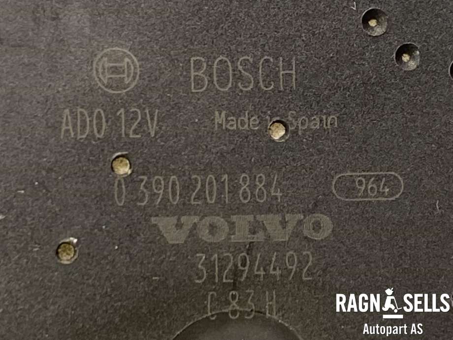 Viskermotor bakrute til Volvo V40 2012-2019  (31294492|)